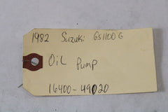 1982 Suzuki GS1100G Z Oil Pump 16400-49020