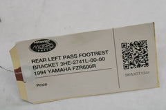 REAR LEFT PASS FOOTREST BRACKET 3HE-2741L-00-00 1994 YAMAHA FZR600R