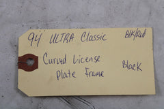 Black Curved License Plate Frame 1994 Harley Davidson Ultra Classic