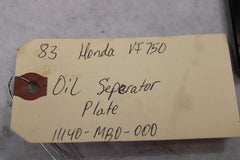 Oil Seperator Plate 11140-MB0-000 1983 Honda VF750