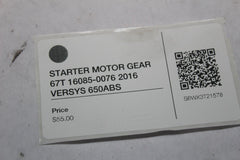 STARTER MOTOR GEAR 67T 16085-0076 2016 VERSYS 650ABS