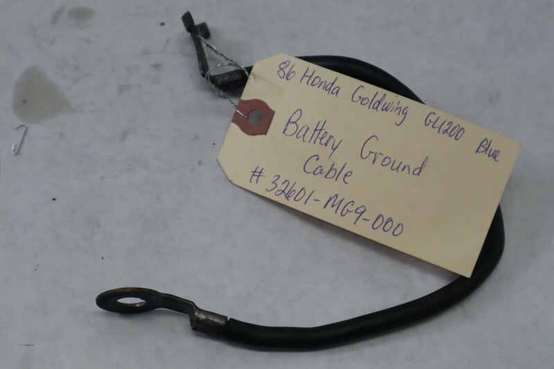 OEM Honda Motorcycle Battery Ground Cable 1986 Goldwing GL1200A 32601-MG9-000