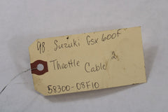 Throttle Cable 2 58300-08F10 1998 Suzuki Katana GSX600
