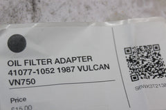 OIL FILTER ADAPTER 41077-1052 1987 VULCAN VN750