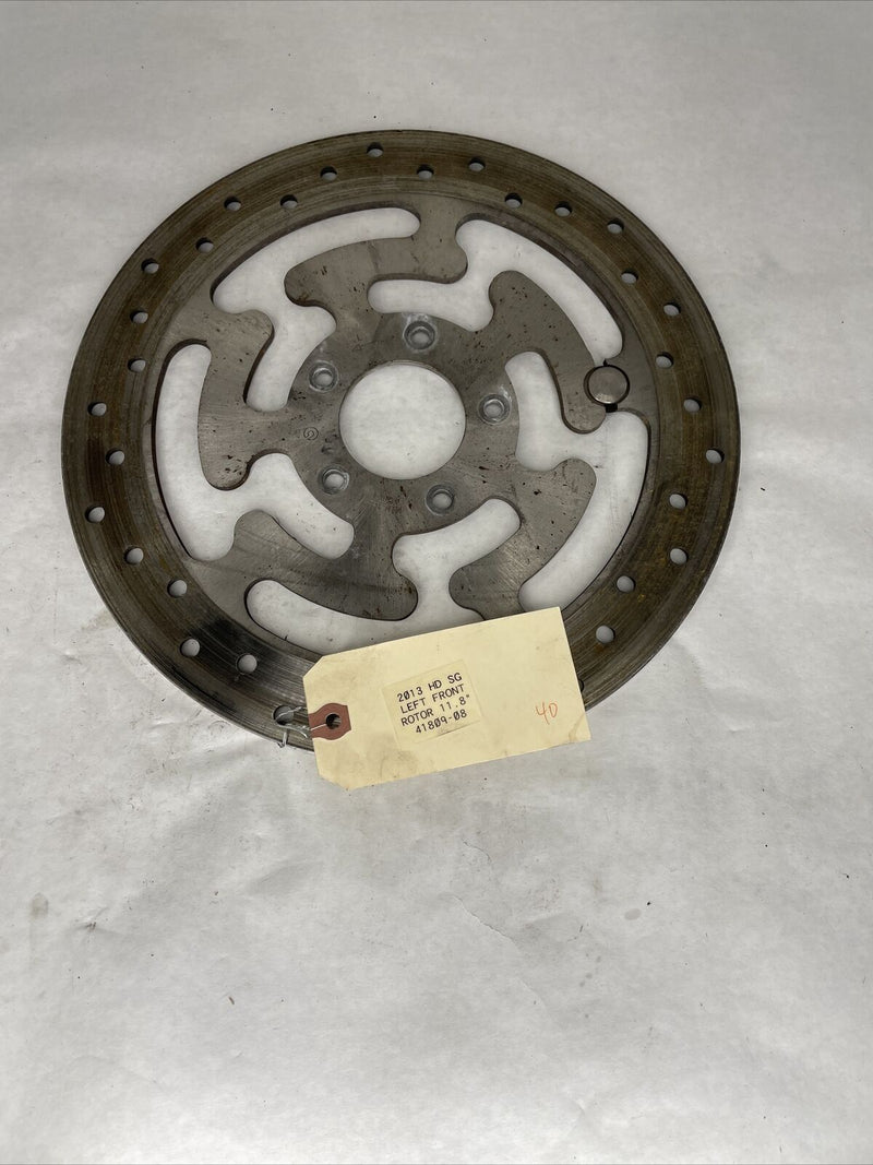 OEM Harley Davidson Front LEFT Wheel Brake Rotor 11.8” 2013 Streetglide 41809-08