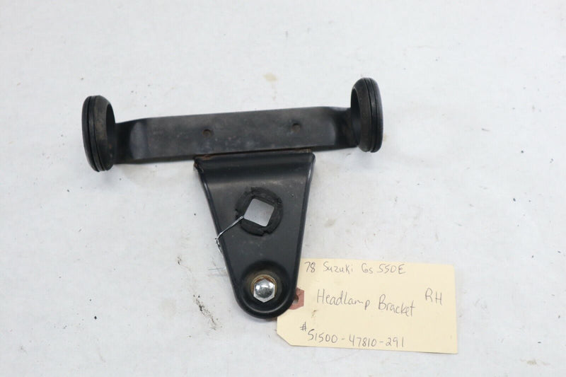 OEM Suzuki Motorcycle RIGHT Headlight Headlamp Bracket 1978 GS550