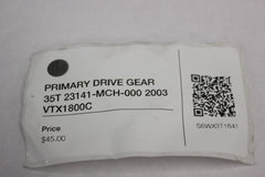 PRIMARY DRIVE GEAR 35T 23141-MCH-000 2003 Honda VTX1800C