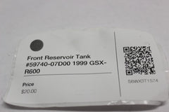Front Reservoir Tank #59740-07D00 1999 Suzuki GSX-R600
