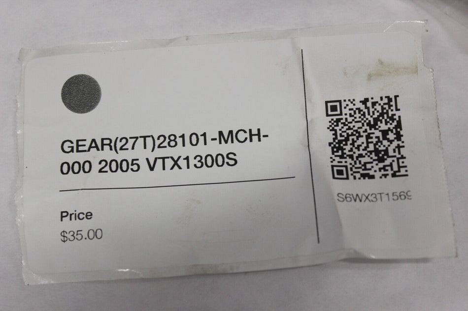 GEAR (27T) 28101-MCH-000 2005 Honda VTX1300S