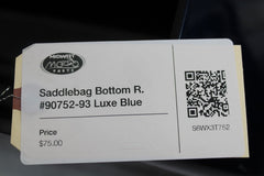 Harley Davidson Saddlebag Bottom L. #90753-93 Luxe Blue