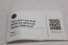 Tail Lamp Lens Bulb 68245-03, 68370-03 Socket 2006 FLHT HD Electraglide