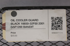 OIL COOLER GUARD BLACK 16650-32F00 2001 GSF1200 SUZUKI BANDIT