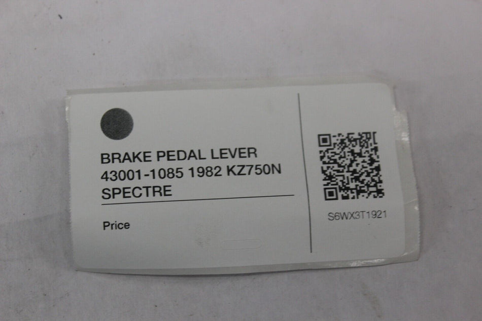 BRAKE PEDAL LEVER 43001-1085 1982 Kawasaki Spectre KZ750N