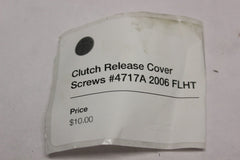 Clutch Release Cover Screws #4717A 2006 FLHT Harley Davidson Electraglide