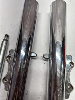 Arlen Ness Smooth Fork Legs Chrome 2007 Harley Davidson Streetglide 06-503 1”