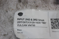 INPUT 2ND & 3RD GEAR (20T/26T) 13129-1630 1987 VULCAN VN750