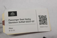 Passenger Seat Harley Davidson Softail 52237-07