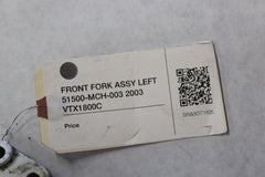 FRONT FORK ASSY LEFT 51500-MCH-003 2003 Honda VTX1800C