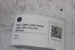 TAIL LAMP LENS 23026-1063 1987 VULCAN VN750A