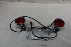 License Plate Turn Signal Combo 2009 Harley Davidson Ultra Blk/Sil