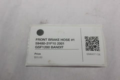 FRONT BRAKE HOSE #1 59480-31F10 2001 GSF1200 SUZUKI BANDIT