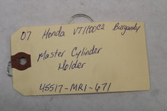 Master Cyinder Holder 45517-MR1-671 2007 Honda Shadow Sabre VT1100C2