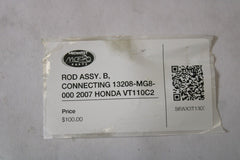 ROD ASSY. B, CONNECTING 13208-MG8-000 2007 HONDA VT110C2