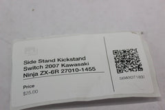 Side Stand Kickstand Switch 2007 Kawasaki Ninja ZX-6R 27010-1455