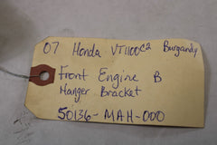 Front Engine Hanger Bracket B 50136-MAH-000 2007 Honda Shadow Sabre VT1100C2