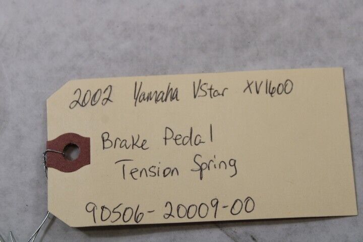 Brake Pedal Tension Spring 90506-20009-00 2002 Yamaha RoadStar XV1600A
