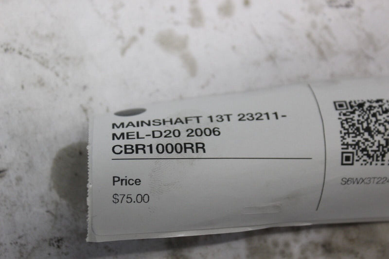 MAINSHAFT 13T 23211-MEL-D20 2006 CBR1000RR