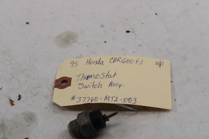 OEM Honda Motorcycle Thermostat Switch 37760-MT2-003 1995 CBR600F3 White