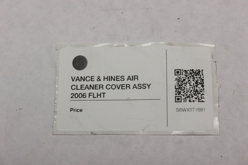 VANCE & HINES AIR CLEANER COVER ASSY 2006 FLHT Harley Davidson Electraglide
