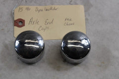 Axle End Caps Chrome Pair 2015 Harley Davidson Dyna Low Rider