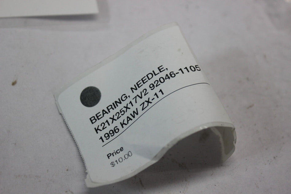 BEARING, NEEDLE, K21X25X17V2 92046-1105 1996 KAW ZX-11