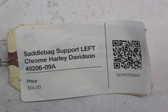Saddlebag Support LEFT Chrome Harley Davidson 49206-09A