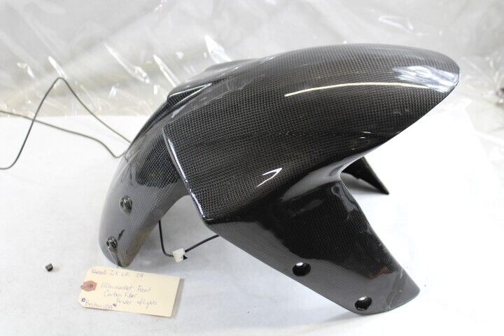 2004 Kawasaki ZX6 Carbon Fiber Front Fender w/Lights