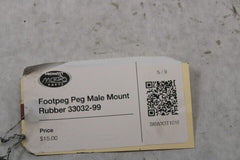 Footpeg Peg Male Mount Rubber 33032-99 Harley Davidson