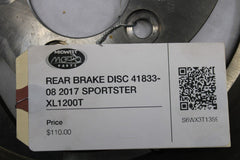 REAR BRAKE DISC 41833-08 2017 SPORTSTER XL1200T Harley Davidson SuperLow