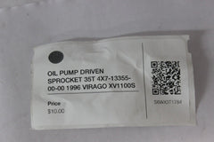 OIL PUMP DRIVEN SPROCKET 35T 4X7-13355-00-00 1996 Yamaha VIRAGO XV1100S