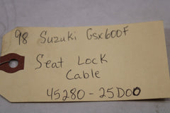 Seat Lock Cable 45280-25D00 1998 Suzuki Katana GSX600