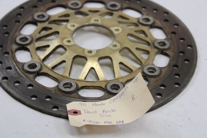 OEM Honda Motorcycle Front Brake Disc RIGHT 45120-MAL-601 1995 CBR600F3