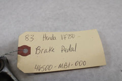 Brake Pedal 46500-MB1-000 1983 Honda VF750