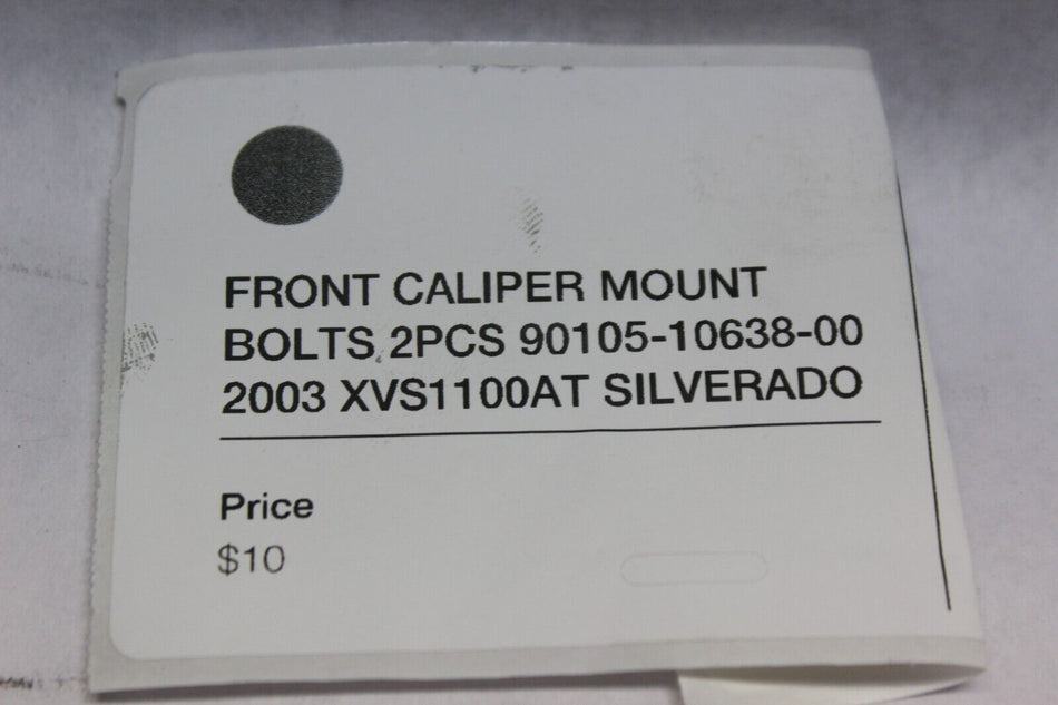 FRAME FLANGE BOLT (#12) 90105-10781-00 2003 XVS1100AT SILVERADO