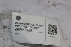 CRANKSHAFT OIL FILTER PIPE 32033-1742 1987 VULCAN VN750