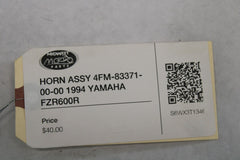HORN ASSY 4FM-83371-00-00 1994 YAMAHA FZR600R