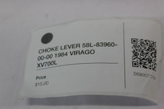 CHOKE LEVER 58L-83960-00-00 1984 Yamaha VIRAGO XV700L