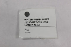 WATER PUMP SHAFT 19230-GE2-020 1990 HONDA NS50F