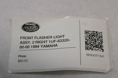 FRONT FLASHER LIGHT ASSY. 2 RIGHT 1UF-83320-00-00 1994 YAMAHA FZR600R