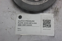 CLUTCH PRESSURE PLATE 22350-MFA-D00 2006 CBR1000RR